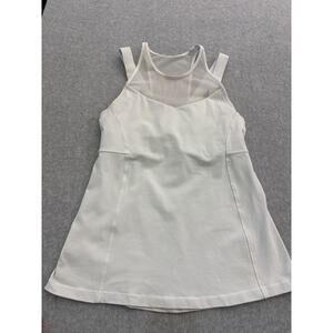 Lululemon White Running in the City Tank  - size 6